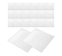 Alasum 20 Pezzi Buste Adesive Trasparenti per Taccuini e Quaderni in Pvc Ultra Sottili Superficie Liscia per Organizzazione Ufficio e Scrittura Scorrevole
