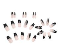 Alasum 24 Pezzi Press On Nails Unghie Finte a Forma di Cuore in Abs, Medio-lunghe, Leggere, per Nail Art Fai da Te a Casa e Feste, per Moglie e Fidanzata
