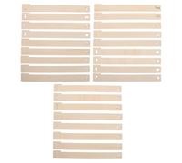 Alasum 26 Pezzi Separatore in Legno A-z per Vinili e Cd, Organizer Classico per Facile Ordinamento e Accesso Rapido, per Case e Negozi al Dettaglio