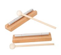 Alasum 2set Campanella Di Mindfulness Per Meditazione e Insegnamento Strumento Percussivo Per Adulti Sonorità Cristallina Per Attività Classe e Yoga