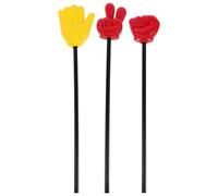 Alasum 3 Pezzi di puntatore a Dito Portatile | Bastone gestuale per Feste | Puntatore per Insegnanti di Giochi - Mini Bastoncino indicatore per insegnare spettacoli di Danza, attività in Classe,