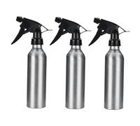 Alasum 3 pezzi Flaconi Spray in Lega di Alluminio Ricaricabili per Piante e Cucina Design Smontabile e Manico Ergonomico Spruzzatore Acqua Portatile e Leggero Multiuso Argento