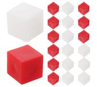 Alasum 30 cubi da 1 cm per attività Matematiche, Giocattoli per Imparare a | Cubi unitari per la matematica in ddizioni e sottrazioni, blocchi centimetrici in plastica, facili da maneggiare per