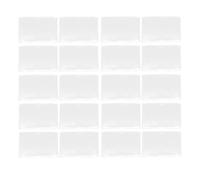 Alasum 30 pezzi Buste Adesive Trasparenti Porta Etichette e Carte Custodie Autoadesive per Materiale Supporto per Schede Organizzative Pratico per Classificazione e Protezione