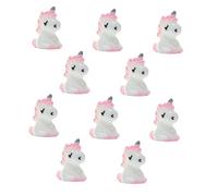 Alasum 30 Pz mini unicorno uffizi lovable passamanerie dorables figurine in miniatura mini figure giocattolo mini figurine di unicorno figurine di unicorno in miniatura in resina rosa
