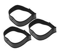 Alasum 3pezzi Imbottitura Casco in Cotone e Pu Leggera, Accessori Casco Antisudore Fronte per Elmetto Antinfortunistica Nero
