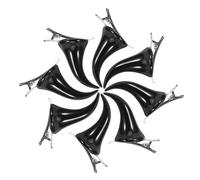 Alasum 4 Paia Clip per Chioma Nero Corna da Diavolo in Resina, Accessorio Halloween Donna, Facile da Indossare e Togliere, per Carnevali e Mascherate Gothic