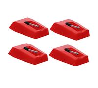 Alasum 4 Pezzi Puntine Per Giradischi in Alluminio Attacco Stilo, Compatibili Grammofono e Giradischi, Suono Morbido e Preciso Per Dischi in Vinile