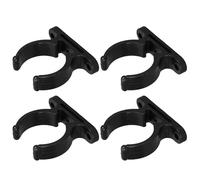Alasum 4 Pezzi Supporto Porta Pagaia per Kayak 38-42mm in Nylon Nero, Set 4 Pezzi Morsetti per Tubi Marini Resistenti ai Raggi UV, Clip Fissaggio Stabile per Remi e Tubi Barche, Accessori