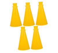 Alasum 5 Megafoni Per in Plastica Corni Giocattolo Leggeri Per Feste e Eventi Sportivi Accessori Per Partite Calcio e Cerimonie Scolastiche