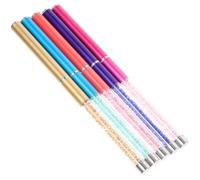 Alasum 5 Pezzi Pennelli Unghie per Nail Art, Penne per Manicure e Dotting, Metallo, Acrilico e Nylon, Leggeri, per Disegno e Decorazione Unghie DIY