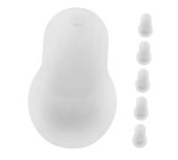 Alasum 6 Pezzi Tappi Alta Silicone e Bianco per Stetoscopio Auricolari in Design Antirumore Aderenza Frequenza Procedure Cliniche