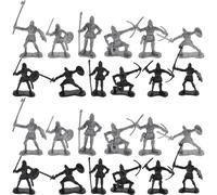 Alasum 60 Pezzi Action Figure di Soldati Medievali e Cavalieri Romani in Plastica, Set da Gioco Educativo Figure di Soldatini Dettagliate e Ragazzi Appassionati di Storia