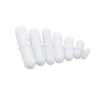 Alasum 7 Pezzi Barra di Agitazione Magnetica in Ptfe Bianco, Tipo B, per Agitatore da Laboratorio e Miscelatore Magnetico, per Laboratori Chimici e Biologici Riutilizzabile