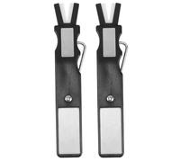 Alasum Affilatrice Professionale per Pattini da Hockey da 2 Pezzi - Strumento di affilatura in Ceramica per Pattini da Ghiaccio Pietra compatta per Lame per Pattinaggio e Allenamento di Hockey