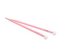 Alasum Bacchette Minimizzano i Danni alle Superfici in Legno di Acero Doppia Testa per Tamburo Testine in Feltro Rosa per Percussioni Adatte per Set di Batteria e Timpani