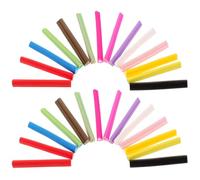 Alasum Bastoncini in Argilla Polimerica 5x50 Mm 50 Pezzi Motivo Cuore per Nail Art Adatti per Decorazioni Unghie e Progetti Fai da Te a Casa