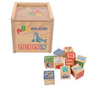 Alasum Blocchi in Legno ABC e Numeri Colorati per Giocattoli Impilabili Educativi per Ragazzi e Ragazze con Lettere Maiuscole e Gioco di Costruzioni Sicuro e Creativo