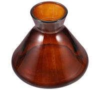 Alasum Bottiglia Diffusore di Fragranza in Vetro Marrone da 220ml a Forma di Tromba, Elegante e Contemporanea, per Creare Un'atmosfera Calda e Accogliente in Casa