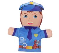 Alasum Burattino Poliziotto Morbido per Dita Marionetta Cartoon per Gioco Interattivo per Racconti Sviluppo e Genitore Figlio