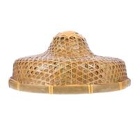Alasum Cappello da Pesca in Bambù Intrecciato a Mano, Resistente e Leggero, Stile Orientale Unico Tazza Interna e Corda, per Escursioni e Parchi