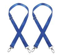 Alasum Cinghie per Gambe Coperta Cavallo in Nylon Regolabili 1,5 M Blu 2 Pezzi con Fibbie Girevoli per Uso Sportivo e Invernale