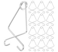 Alasum Clip per Soffitto per Appendere 50 Pezzi in Acciaio Argento Ganci Resistenti e Regolabili Fioriere e Decorazioni in Casa o Aula