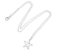 Alasum Collana con Ciondolo Stella Creativa Unisex Design Unico Resistente Elegante e Luminosa come Regalo di Benedizione per Amici