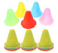 Alasum Coni di Plastica per Allenamento Pattinaggio a Rotelle 20 Pezzi, Coni Morbidi per Esercizi Indoor e Percorsi a Ostacoli, Colori Vivaci per Pratica Sicura e Sviluppo Abilità