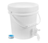 Alasum Contenitore Acqua da Campeggio in Plastica Ispessita con Rubinetto e Nastro Sigillante Secchio Resistente per Stoccaggio e Trasporto Acqua Esterno