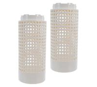 Alasum Contenitore per Compostaggio Sotterraneo a Vermi da Esterno 2 Pezzi, Compostiera Interrata Compatta 26x11x11 Cm per Riciclo Scarti di Cucina, Contenitori per Compost Domestico