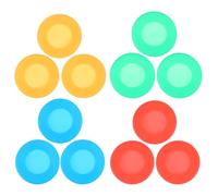Alasum Copertura da 12 Stetoscopio Diaframma Silicone in per di e Facile da Pulire, Confezione Pezzi Colore Casuale Uso Ospedaliero e Clinico
