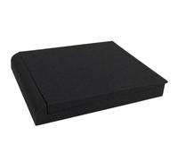 Alasum Cuscinetto in Spugna Antiurto Per Altoparlanti 5 Pollici Supporto Isolante Nero Ad Alta Densità Per Riduzione Risonanza Uso in Studio e Trattamento Acustico