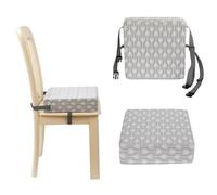 Alasum Cuscino da Pranzo per Rialzato Grigio Leggero e Resistente Cuscino per Sedia da Tavolo Facile da Trasportare e Pulire per Casa e Ristorante