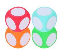 Alasum Dadi di Schiuma 6 CM 4 Pezzi Cancellabili a Secco per Supporti Didattici e Attività di Matematica Nella Scuola Primaria