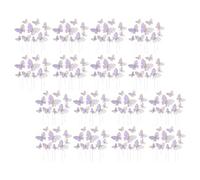 Alasum Decorazioni per Torte a Forma di Farfalla Stecchini 160 Pezzi per Compleanno e Shower Accessori Festa per Bambine e Matrimoni Decorazione Cake Topper Colorata e Stabile