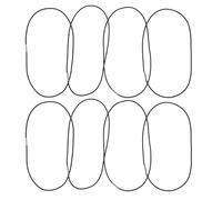 Alasum Fascia Elastica a Molla per Taccuino di Viaggio, Set da 10 Pezzi, Cinghia Elastica di Copertura Nera Fibbia per Fissaggio Diario e Album, Accessorio Pratico per Uso Artigianale