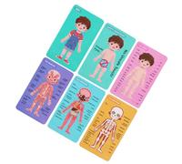 Alasum Giocattolo Puzzle Educativo in Legno Resistente per Tema Parti del Corpo Set Didattico per in Età Prescolare Regalo Sicuro per Compleanni e Feste