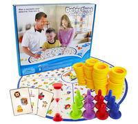 Alasum Gioco Educativo Interattivo per Tabella di Ricerca Detective Giocattolo di Intelligenza per Piccoli Gioco Famiglia Genitori-Figli per Sviluppo Reattività e Apprendimento