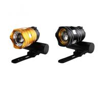Alasum Luce per Bicicletta Anteriore LED Ricaricabile USB 2 Pezzi in Alluminio per Casco Ciclismo su Strada e Mountain Bike Notte