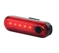 Alasum Luce Posteriore per Bicicletta LED Ricaricabile USB Rossa, Resistente e Rimovibile, la Sicurezza Durante la Guida Notturna in Mountain Bike