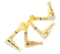 Alasum Manopole di Accordatura per Basso 4 Pezzi in Lega Dorata Meccaniche Sigillate per Precisione Stabile Accessori per Basso Adatti a Esercizi Esibizioni Live e Registrazioni in