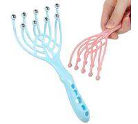 Alasum Massaggiatore Manuale per Capelluto 9 Artigli, 2 Pezzi in Plastica Sfere D'acciaio per Rilassamento Profondo a Casa e Ufficio