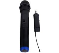Alasum Microfono Wireless senza Fili per Karaoke con Riduzione del Rumore, Suono Chiaro, Plastico Nero, per Eventi di Danza e Canto All'aperto