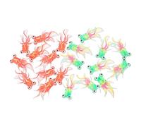 Alasum Mini Statuette di Pesci Rossi in Resina 20 Pezzi Decorazione Realistica per Micro Paesaggi Fai da Te Ornamenti per Acquario Casa delle Bambole e Giardino Figure di Animali