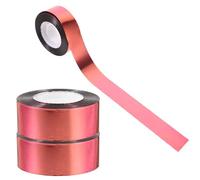 Alasum Nastro Riflettente per Uccelli 24 CM X 80 M in Pet 3 Pezzi Rosso per Giardino Patio e Campi Effetto Spaventapasseri e Funzione Decorativa Esterna