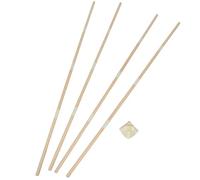 Alasum Pali in Legno Massiccio per Tende da Gioco Aste di Supporto Staffe Triangolari per Casette Gioco Tasselli Robusti per Teepee e Fortezze Pezzi di Ricambio Sicuri e Facili da