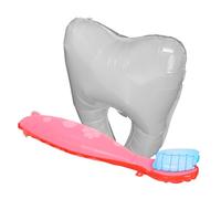 Alasum Palloncini a Forma di Denti e Spazzolino da Denti Gigante in Lamina Set da 2 per Decorazioni Shower Compleanni e Feste a Tema Salute Orale