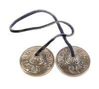 Alasum Piatti per la meditazione, campane curative nepalesi per la terapia del suono, strumento a percussione Tingsha per pratiche spirituali yoga e sessioni di consapevolezza.