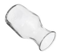 Alasum Piccola Caraffa per Vino in Vetro Trasparente, Decanter Monodose Bocca Piatta per Versamento senza Sforzo, Brocca Personale per Vino di Riso e Prugne, per Uso Domestico